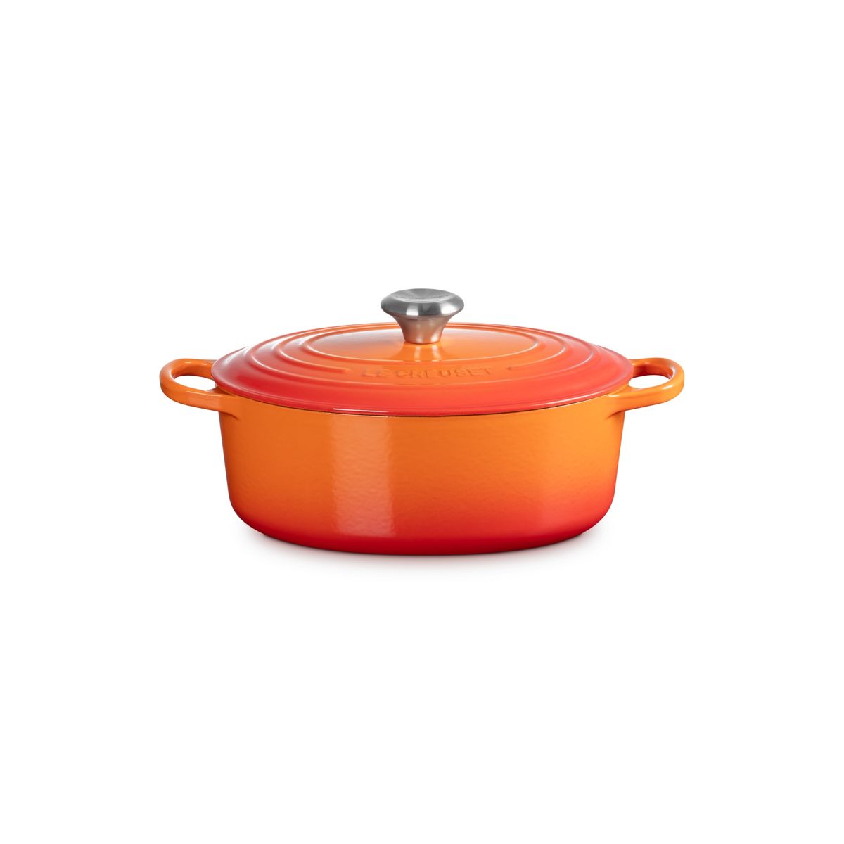 LE CREUSET - Le Creuset Cocotte Ovalada 27cm Volcánico Hierro
