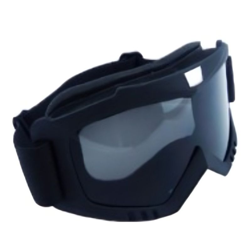 OEM - ANTIPARRA PARA MOTOCROSS MODR52 NEGRO CON MICA NEGRO