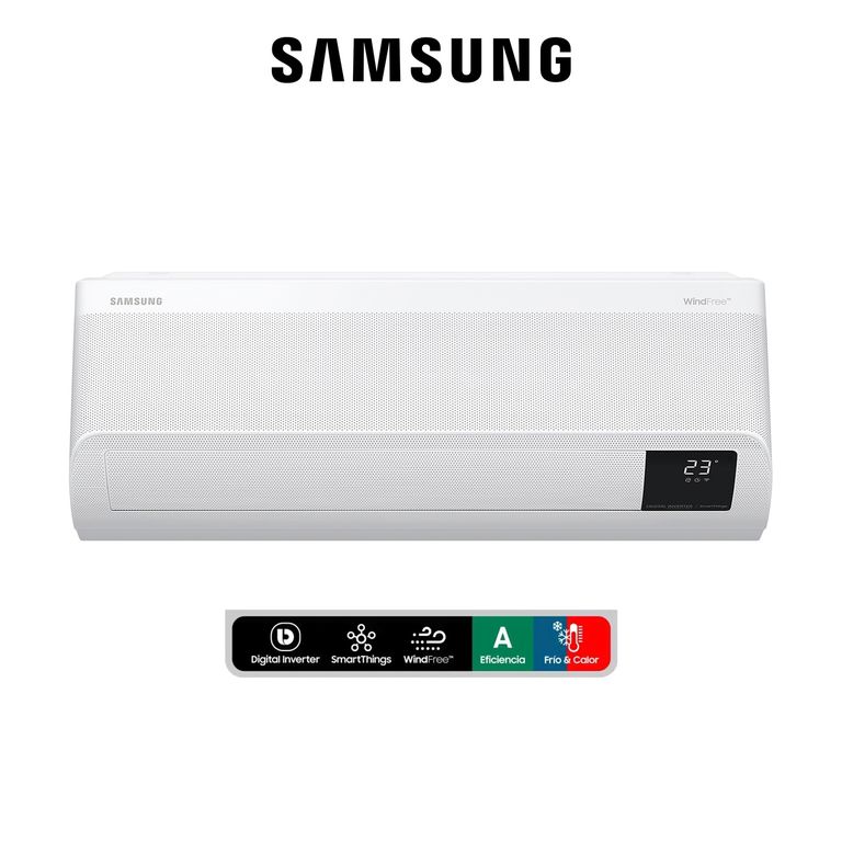 SAMSUNG Aire Acondicionado 9.000 BTU - Wind-Free Wifi