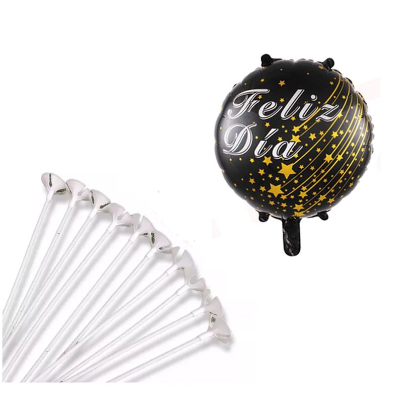 GENERICO - Pack 25 Globos Foil Dia del Padre Con Varillas