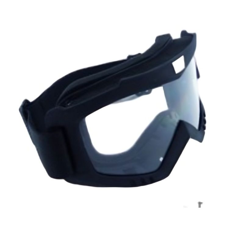 OEM - ANTIPARRA PARA MOTOCROSS MODR52 NEGRO CON MICA ESPEJO
