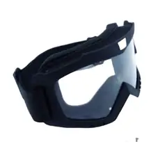 OEM - ANTIPARRA PARA MOTOCROSS MODR52 NEGRO CON MICA ESPEJO