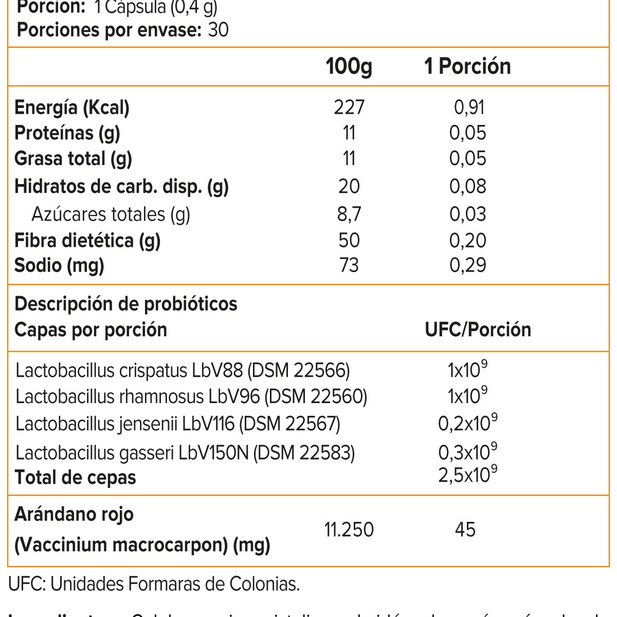 NEWSCIENCE - Probiotix Cranberry 30 caps