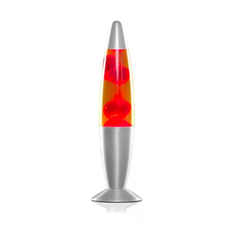 GENERICO - Lampara De Lava Para Escritorio 34cm Rojo