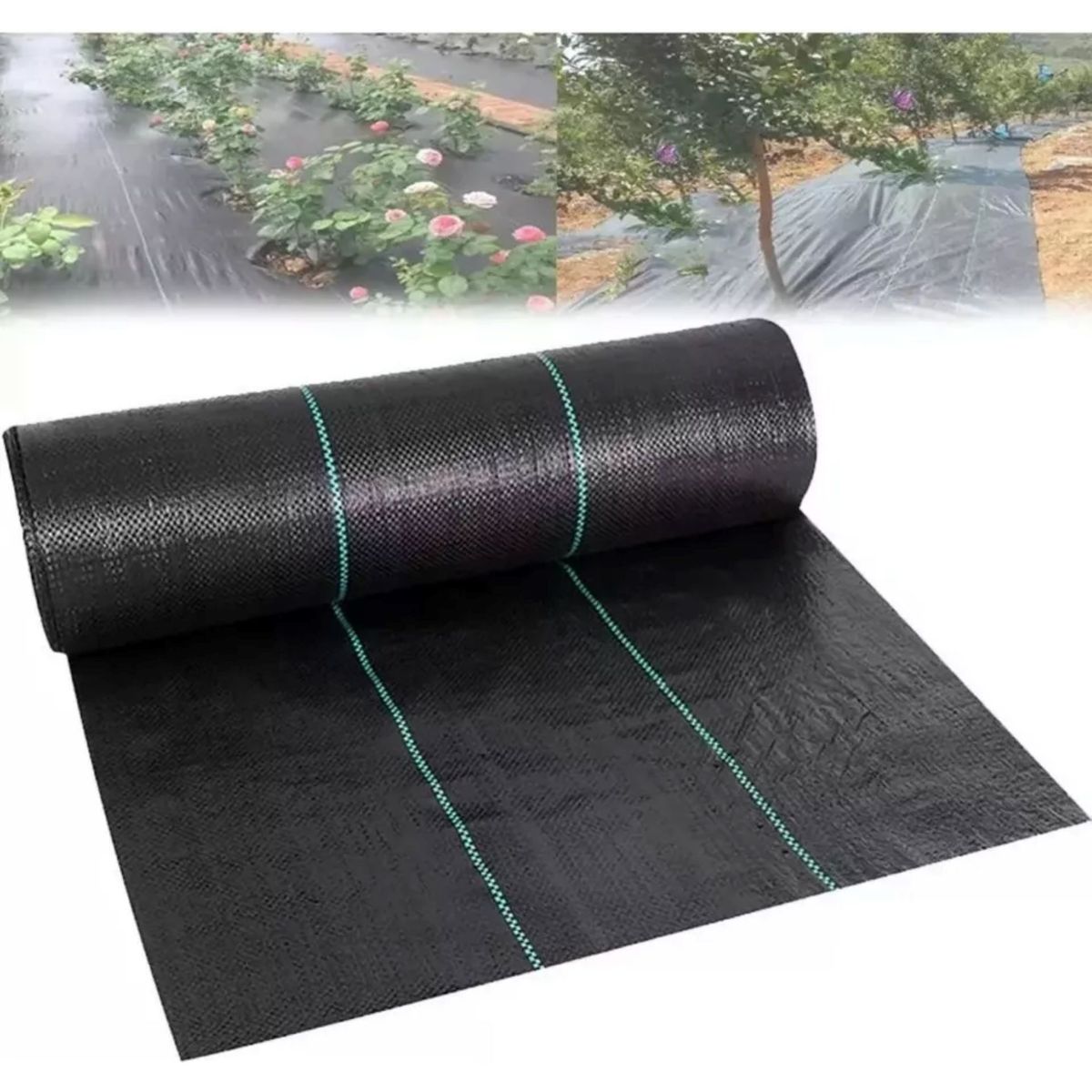 MUNDO MAGIA - Malla Antimaleza Cubresuelo 2m De Ancho X 10m De Largo