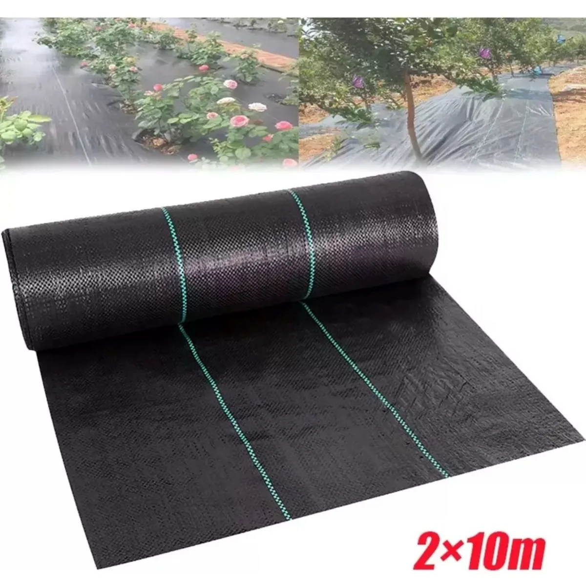 MUNDO MAGIA - Malla Antimaleza Cubresuelo 2m De Ancho X 10m De Largo