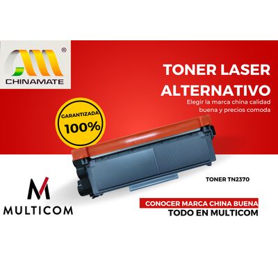 Imagen 2 del producto 1 Toner Alternativa TN2370 & Chinamate Para BROTHER HL-2540