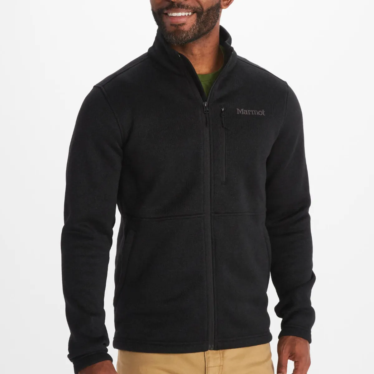 MARMOT - Polar Hombre Marmot Drop Line Jacket Negro