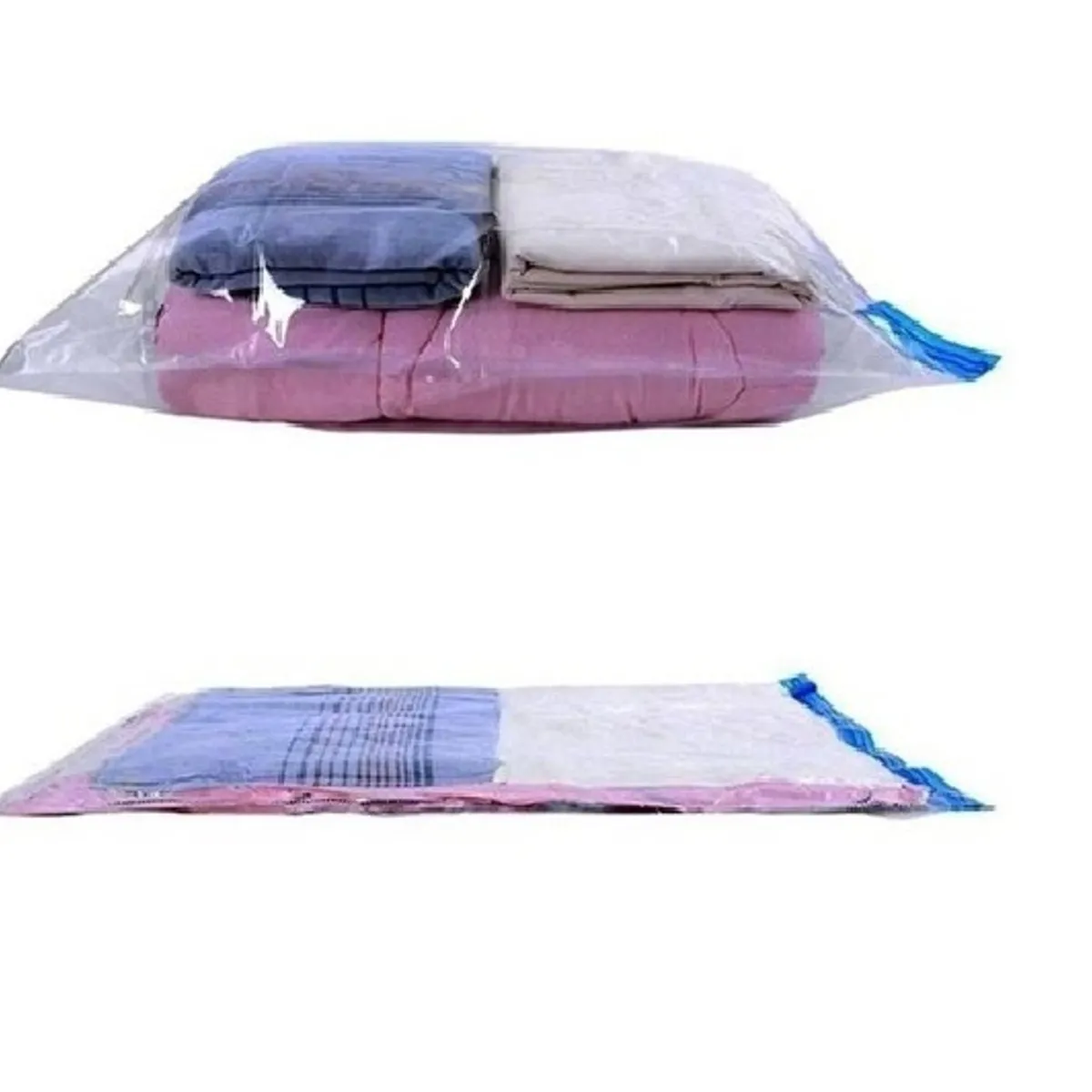 GENERICO - Pack 6 Bolsas Al Vacio Comprimir Ropa 70 X100