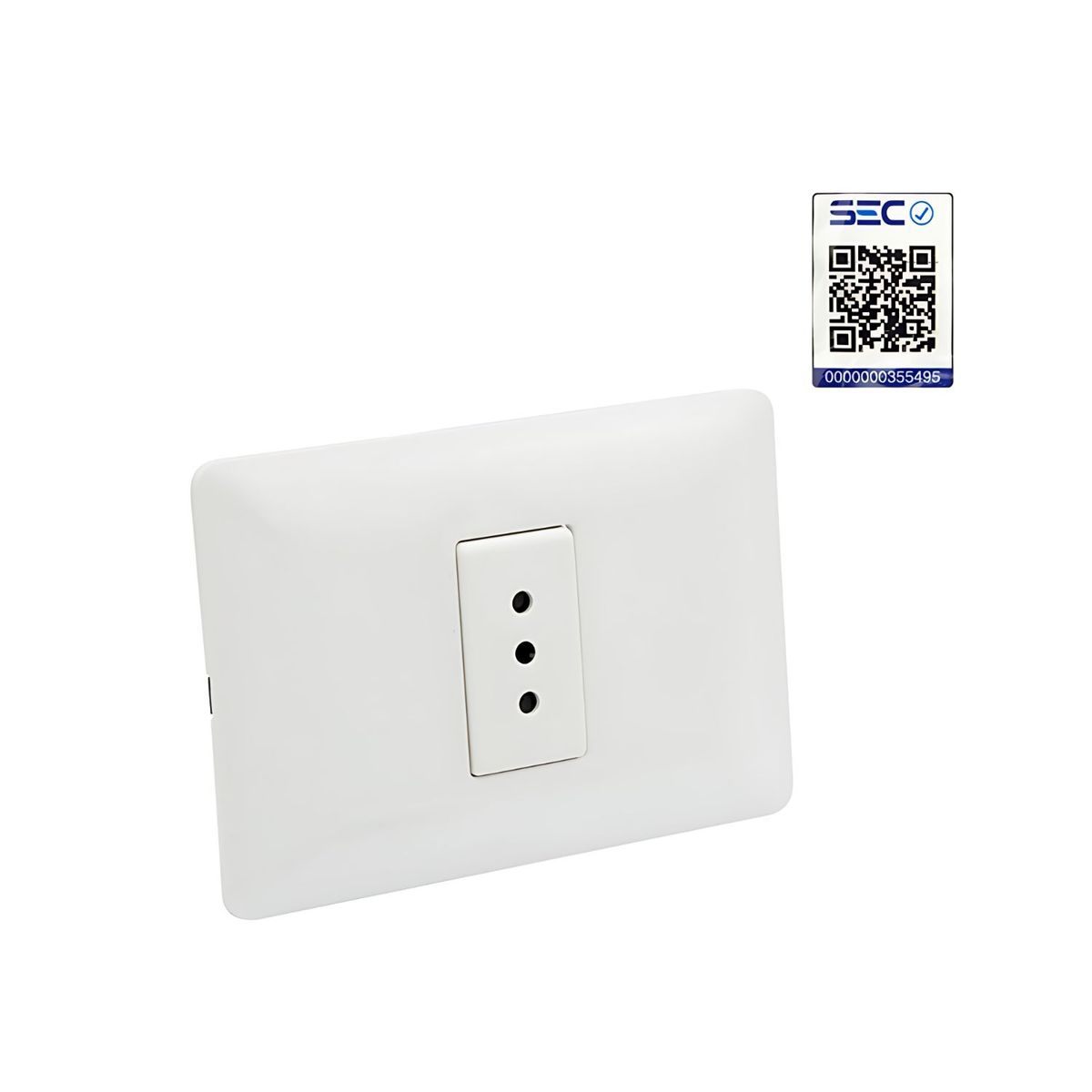 PHILCO - Enchufe Simple para Muro Tomacorriente Hembra 10A-250V Philco