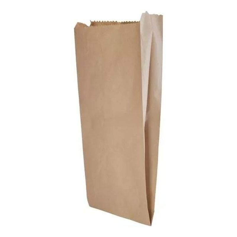 GENERICO - Bolsas De Papel Kraft Sin Asa 15x5x33 200 Unidades