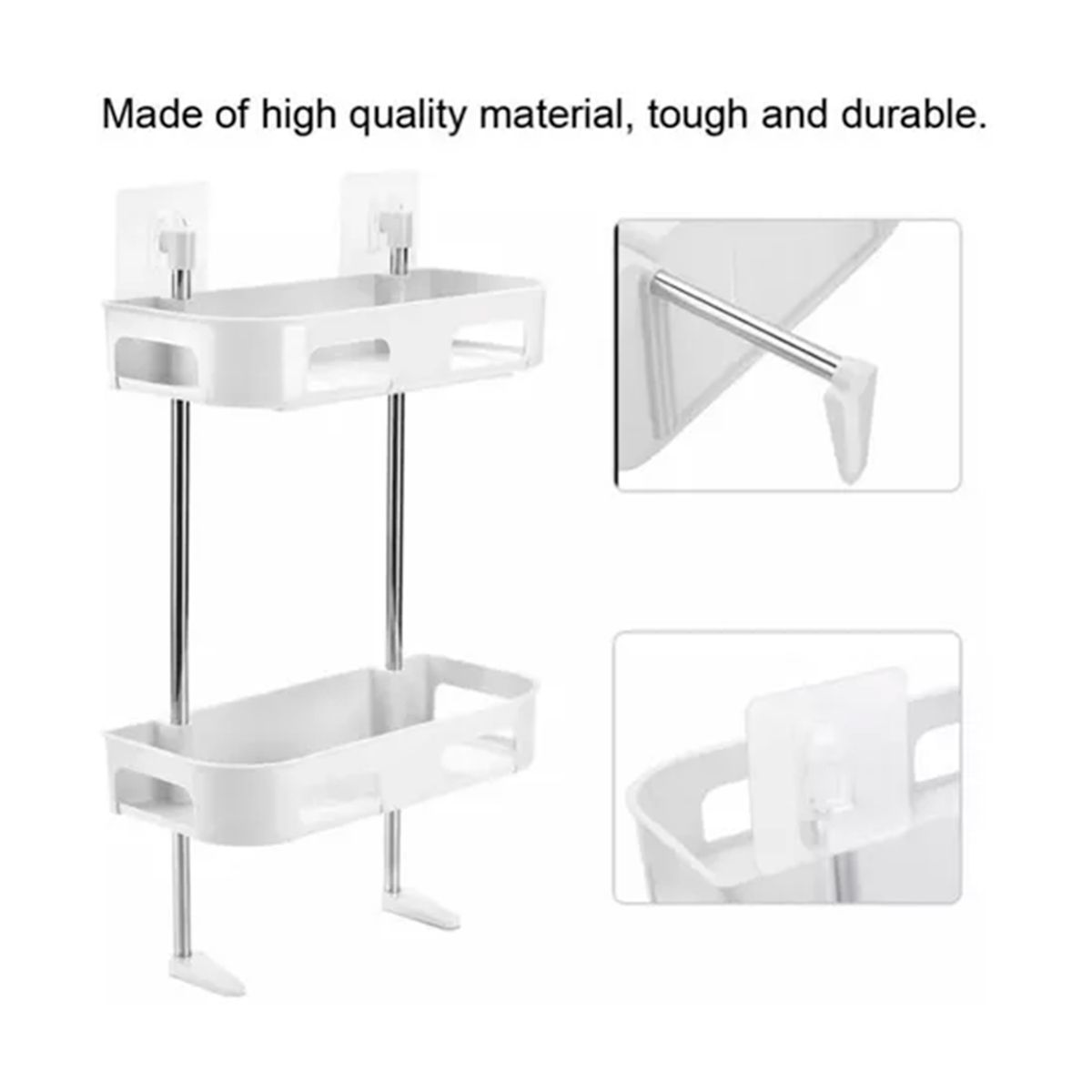 GENERICO - Estante Organizador Baño Modular Blanco