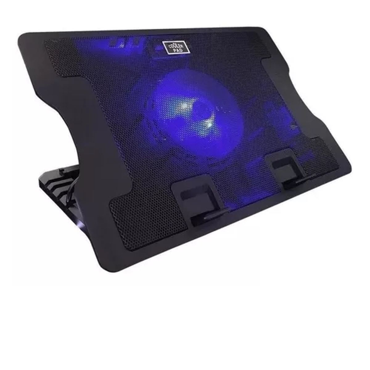 GENERICO - Base Notebook Alzador Ventilador Cooler Usb Enfria Tecnomati