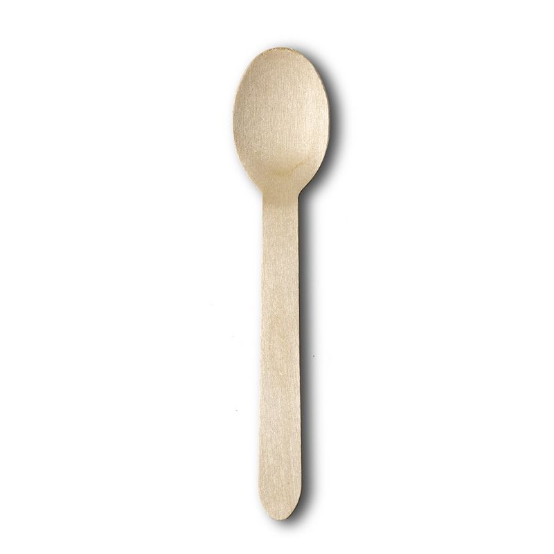 GENERICO - Cucharilla De Madera 100 Unidades