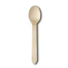 GENERICO - Cucharilla De Madera 100 Unidades