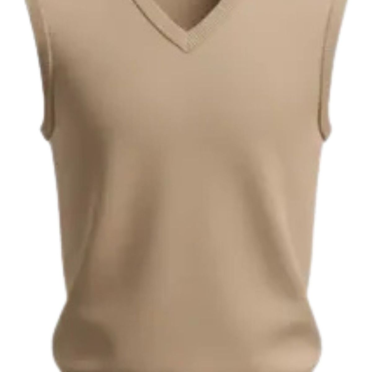 LOOK SHOP - Sweater Sin Mangas Hombre Cuello V Excelente Calidad 131