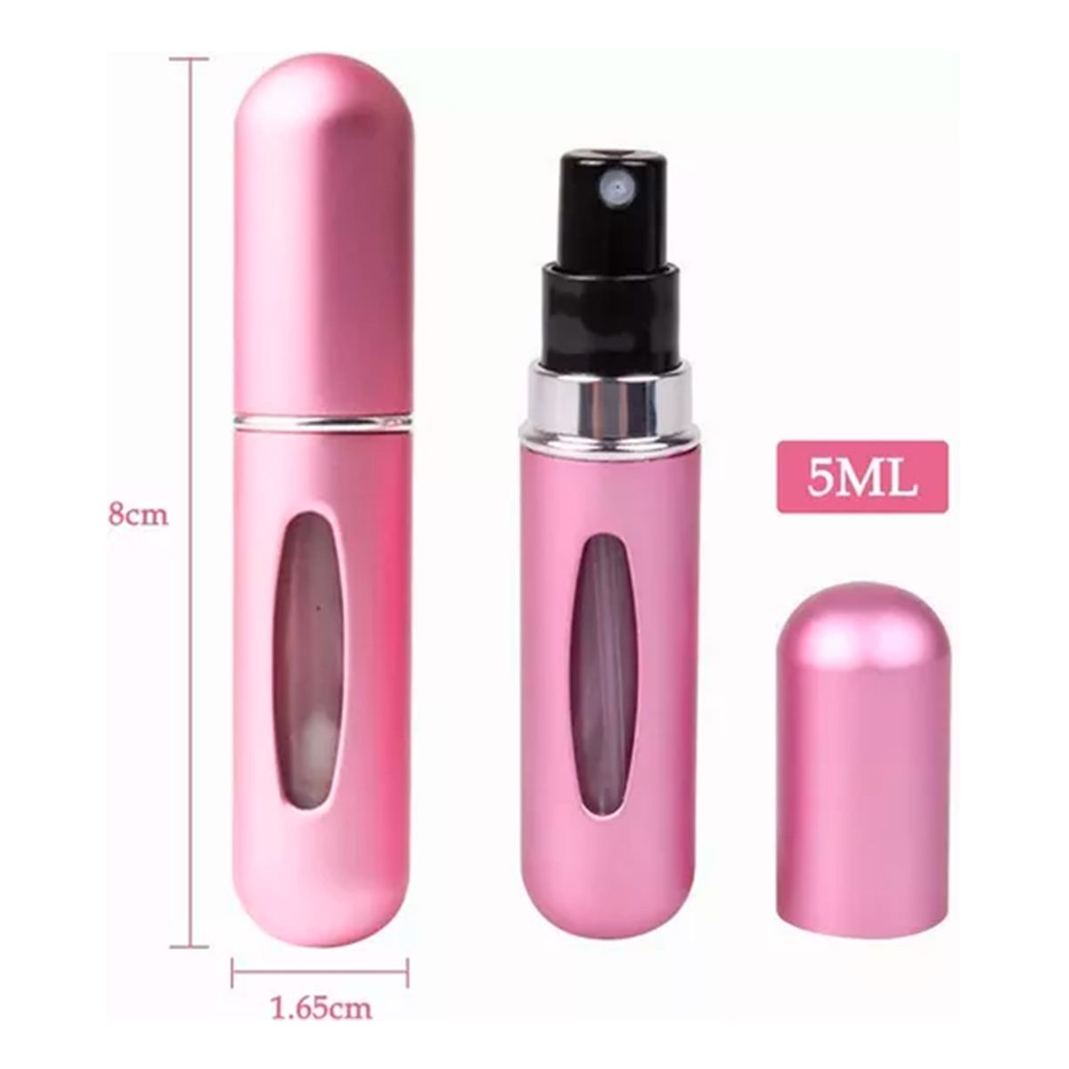 GENERICO - Set 8 Atomizador De Perfume Portatil 5ml