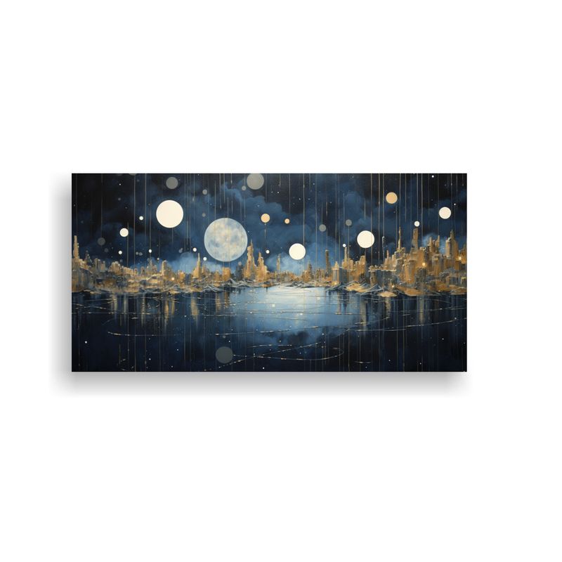 GENERICO - Pinturas Decorativas De La Interpretación Abstracta De La S 160x80cm