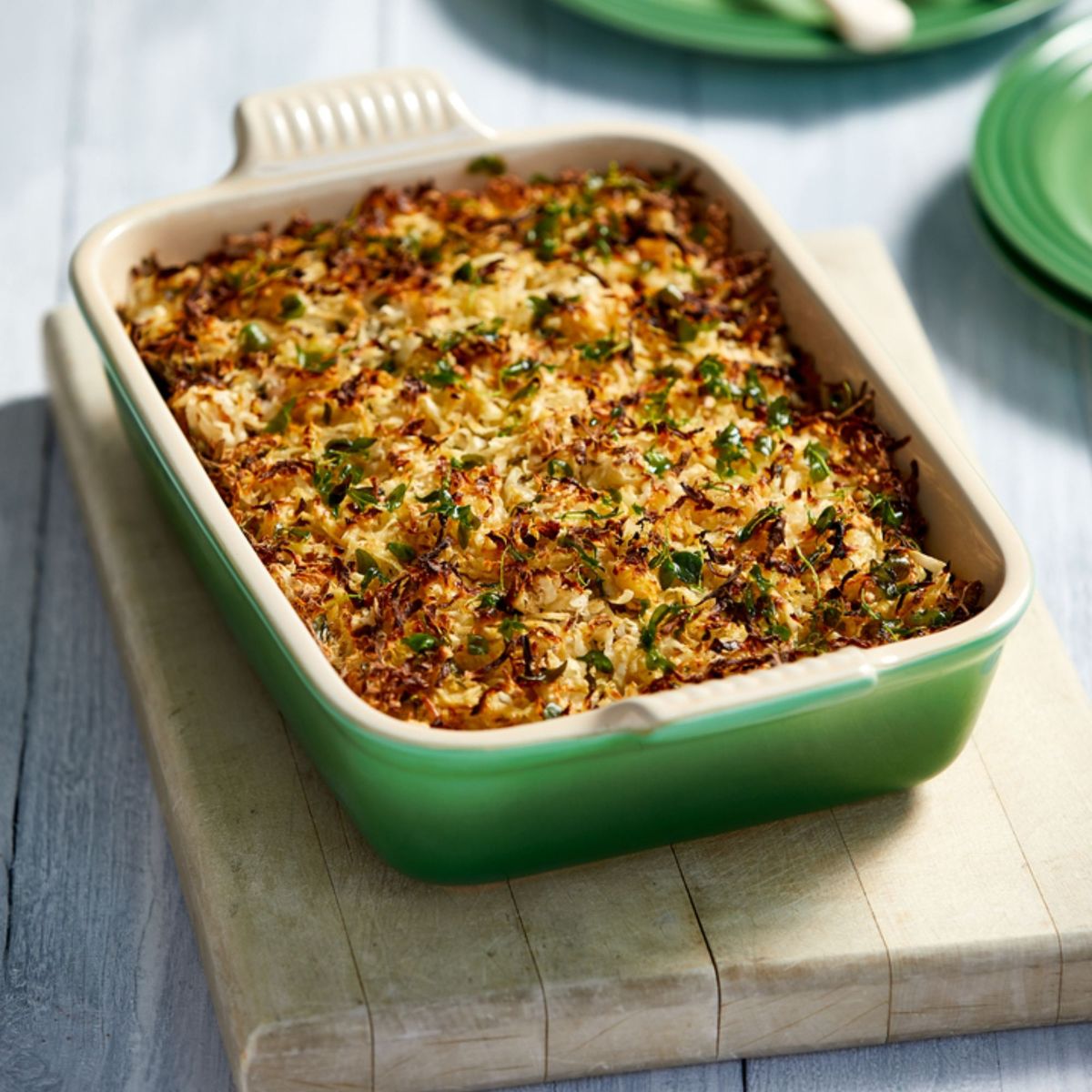 LE CREUSET - Le Creuset Bandeja Rectangular Heritage 26 Cm Verde Bamboo