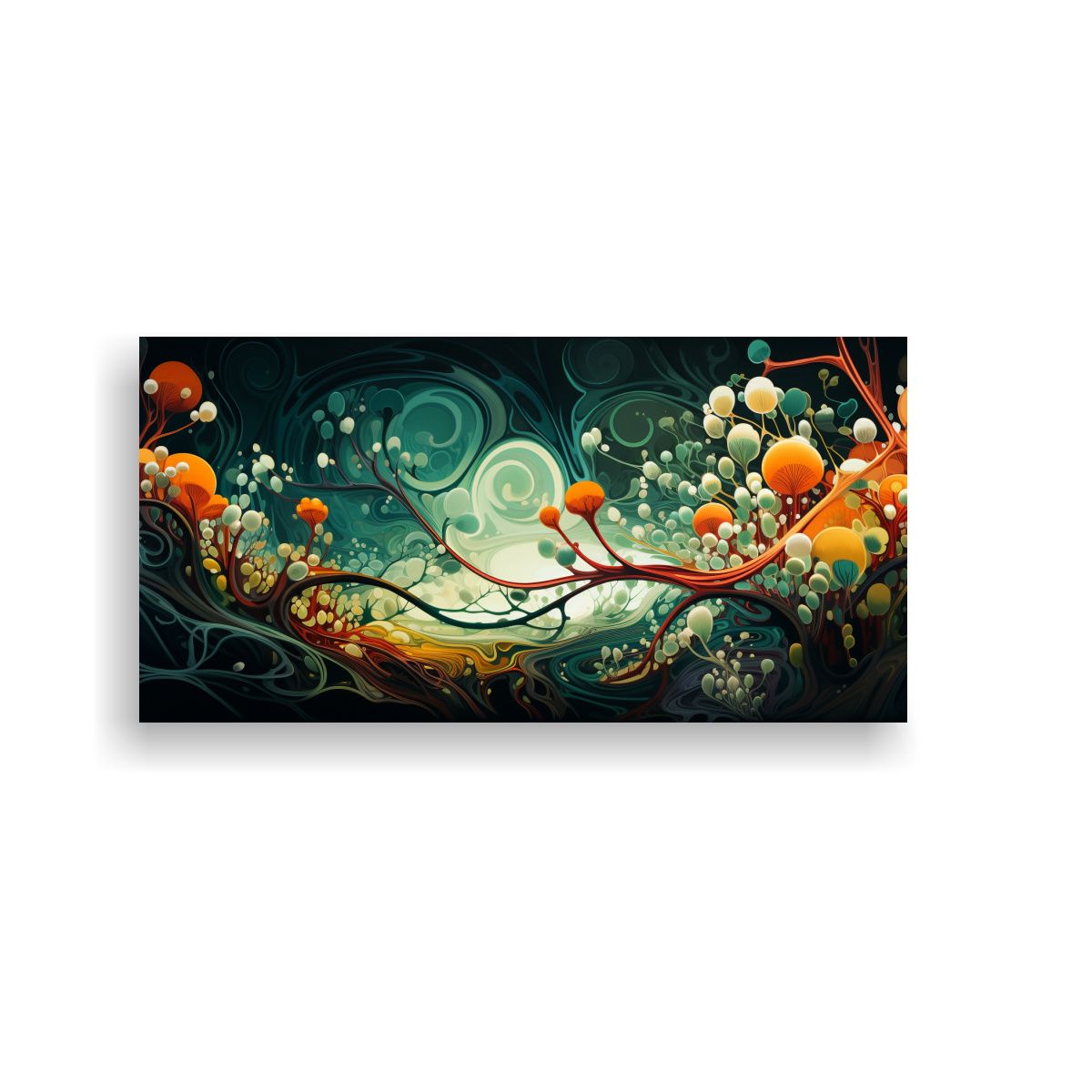 GENERICO - Pintura Decorativa De Lienzo Fusionando Emociones Y Naturale 160x80cm