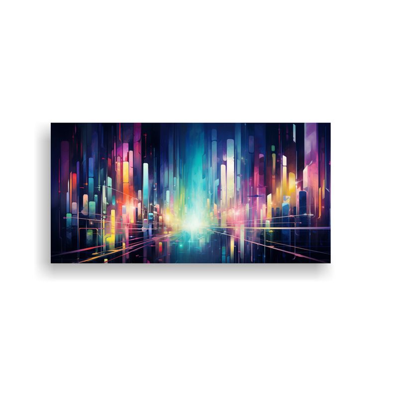 GENERICO - Pintura Decorativa Inspirada En La Energía De Una Composici 160x80cm