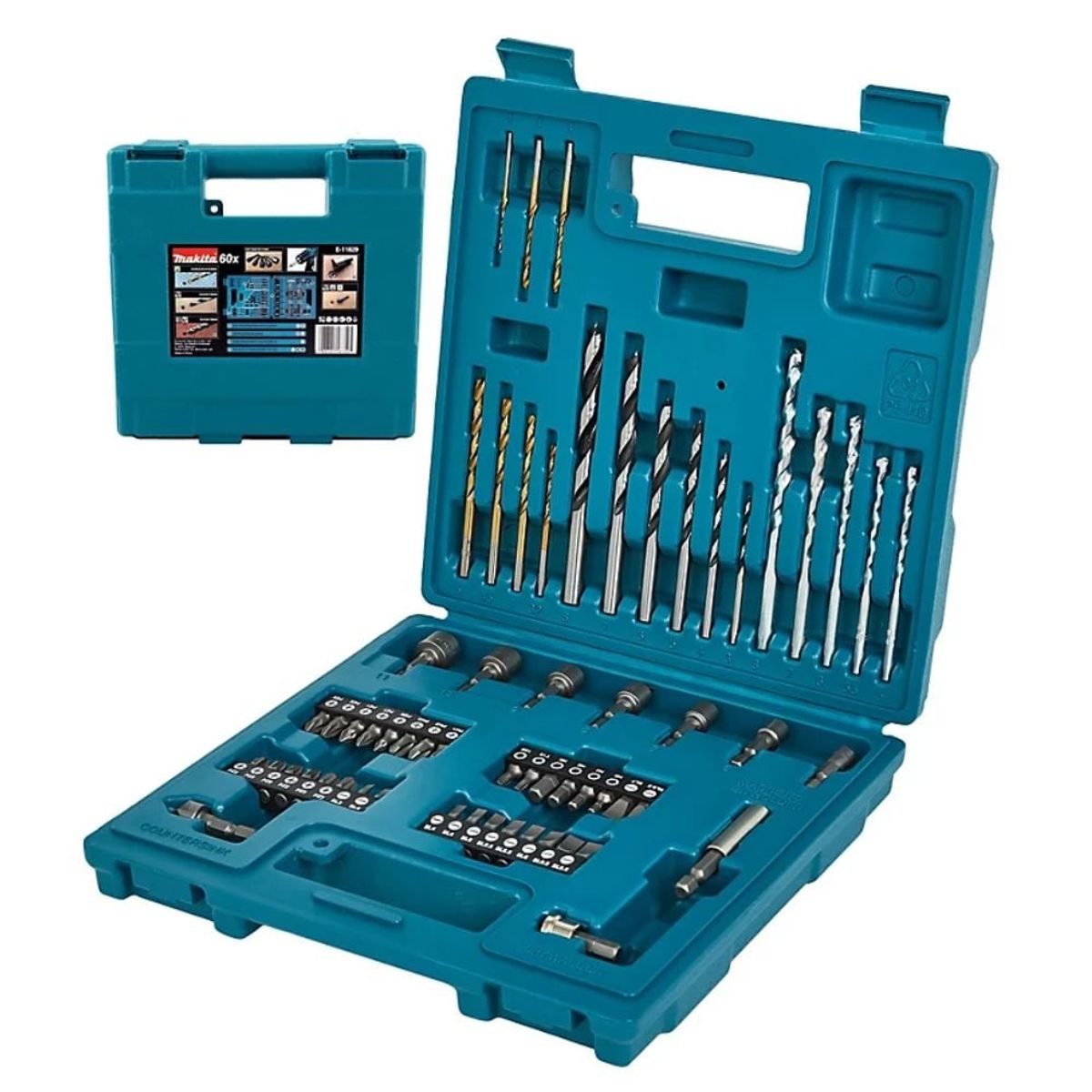 MAKITA - Set Juego De Puntas Y Brocas Makita 60 Piezas E-11829