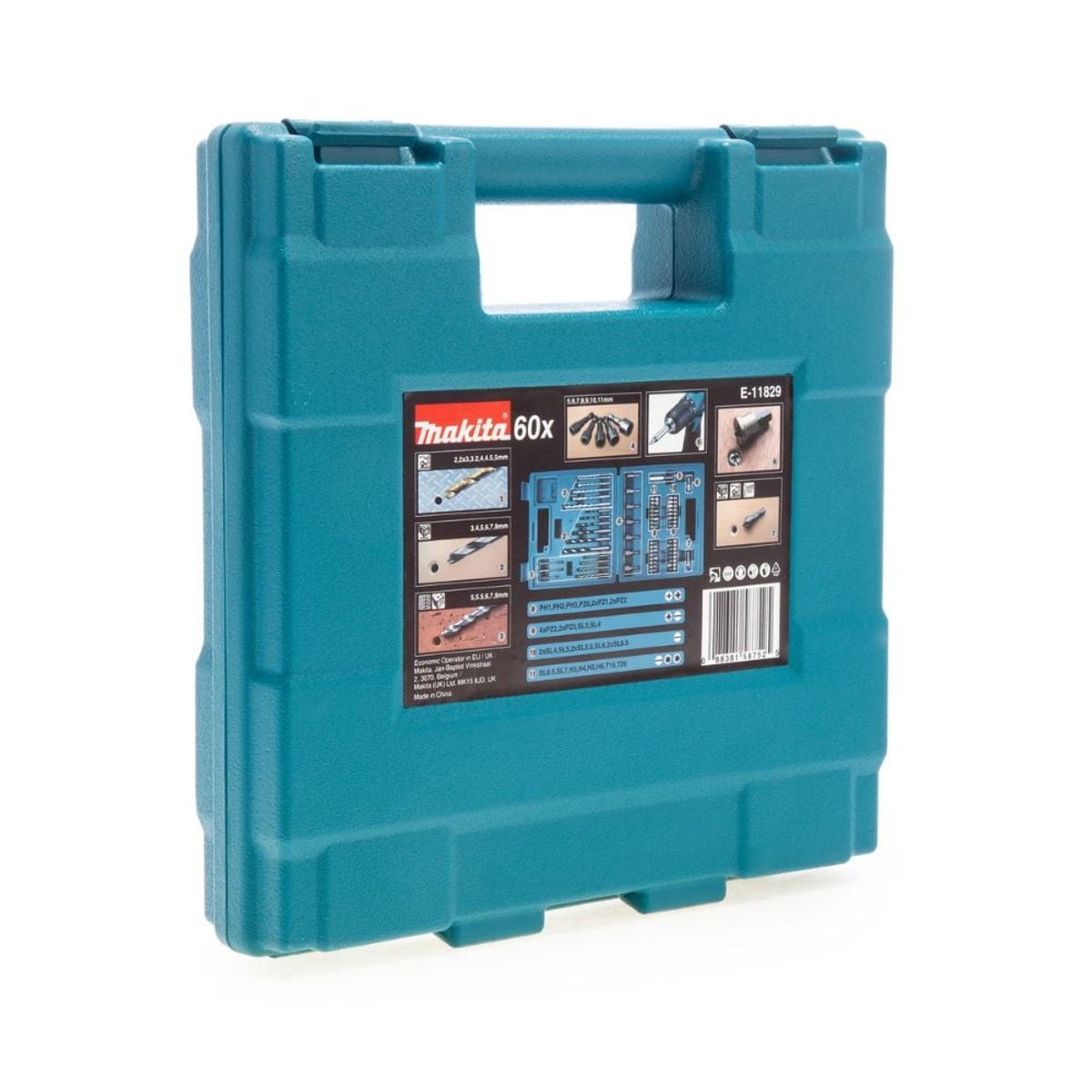 MAKITA - Set Juego De Puntas Y Brocas Makita 60 Piezas E-11829