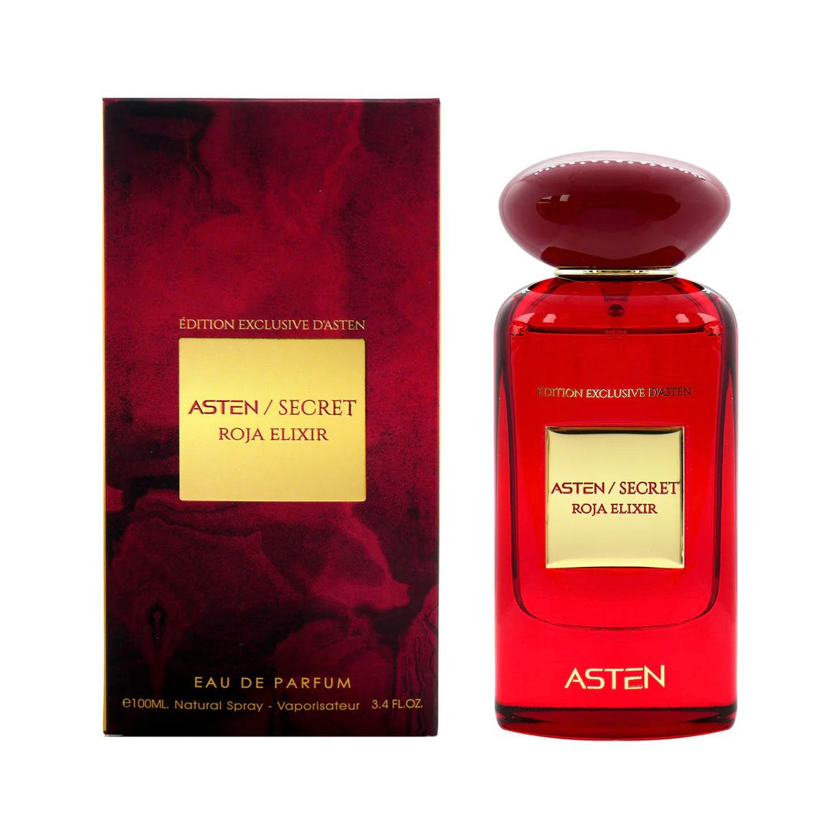 GENERICO - PERFUME ASTEN SECRET ROJA ELIXIR EDP 100ML