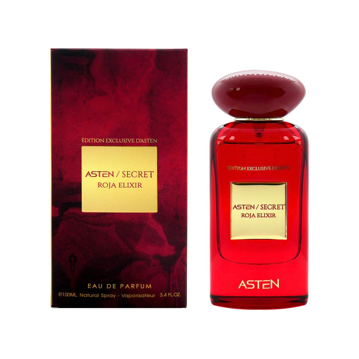 GENERICO - PERFUME ASTEN SECRET ROJA ELIXIR EDP 100ML