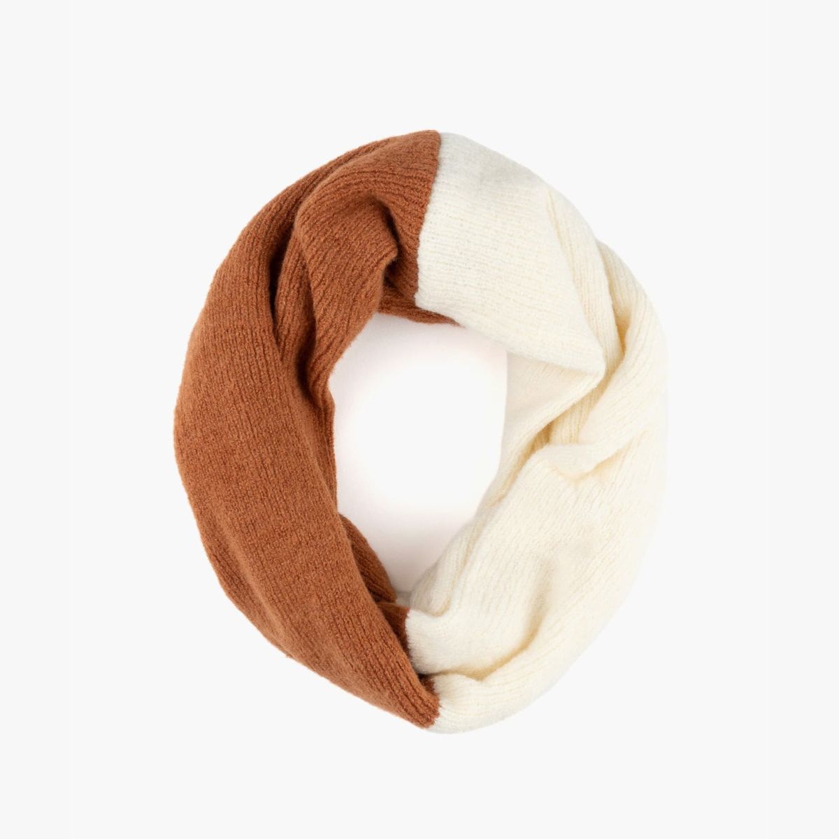LOUNGE - Set Gorro Y Bufanda Mujer Infinito Café