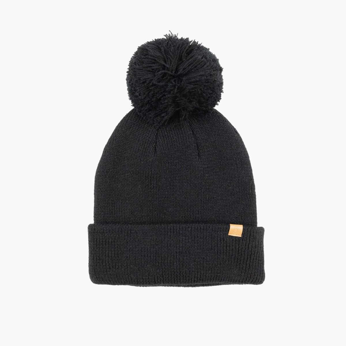 LOUNGE - Gorro Mujer Con Pompón Negro