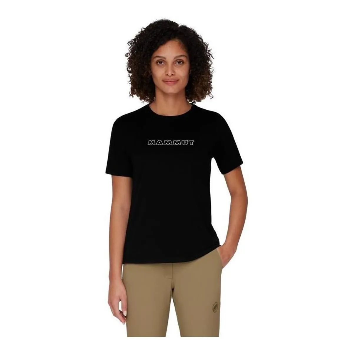 MAMMUT - Polera Mujer Mammut Core T-Shirt Logo Negro