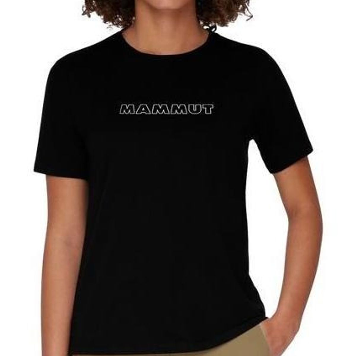 MAMMUT - Polera Mujer Mammut Core T-Shirt Logo Negro