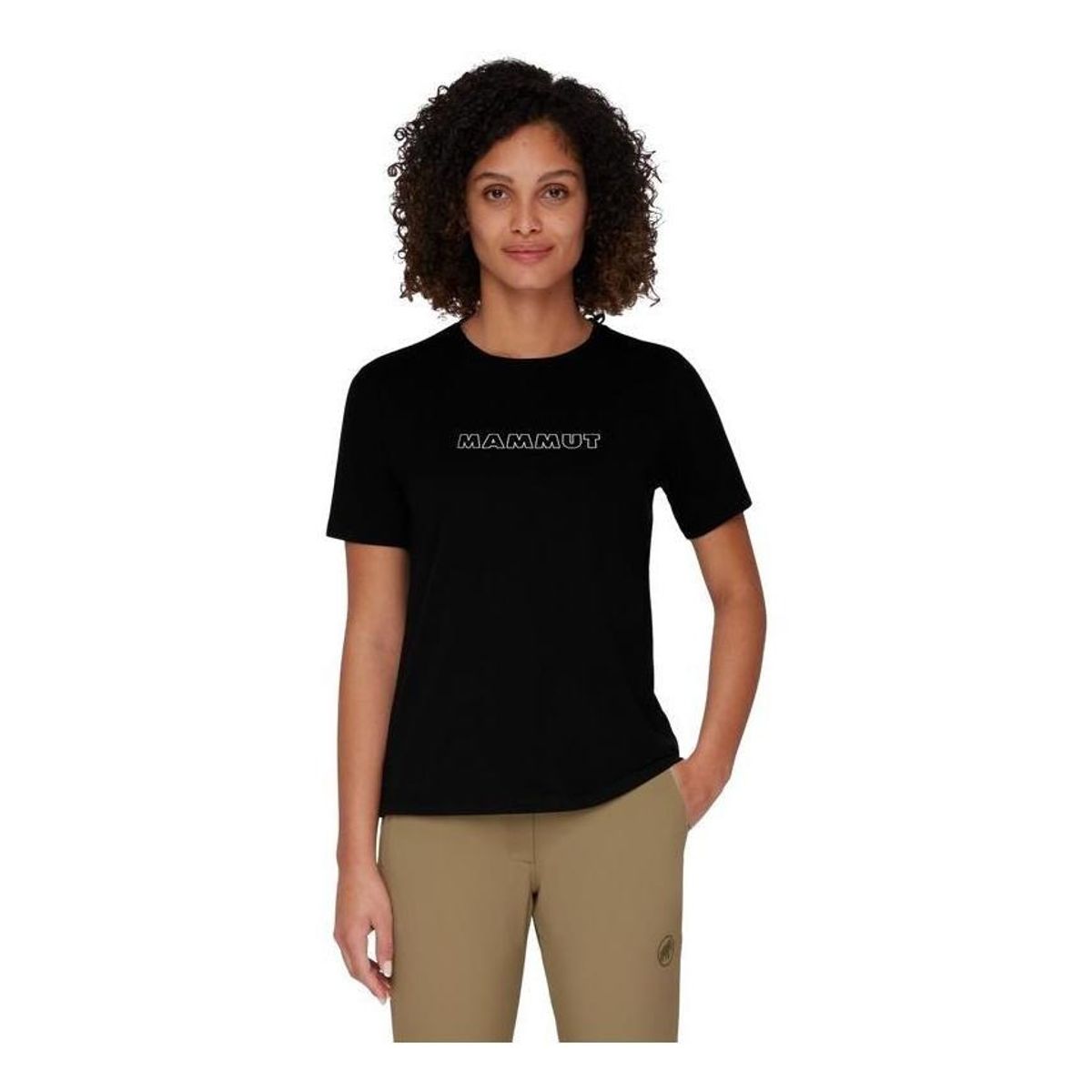 MAMMUT - Polera Mujer Mammut Core T-Shirt Logo Negro