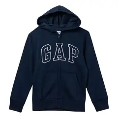 GAP - Polerón Logo Con Cierre Azul