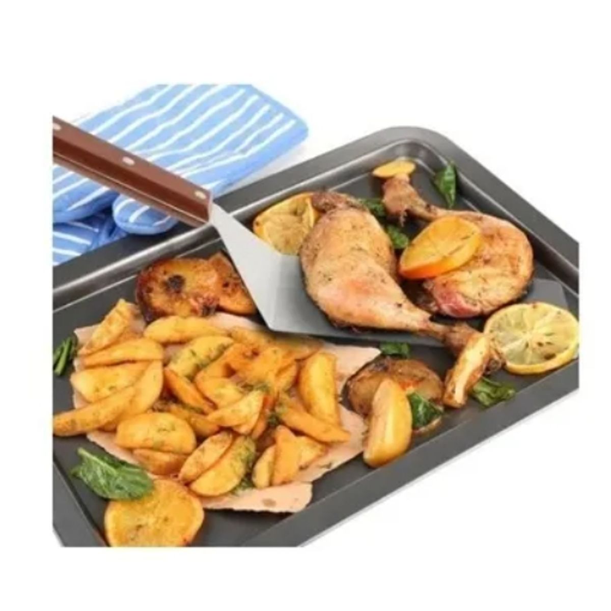 GENERICO - Espátula Churrasquera Gruesa Profesional Asado Pizzas Cocina