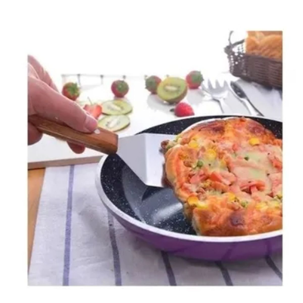 GENERICO - Espátula Churrasquera Gruesa Profesional Asado Pizzas Cocina