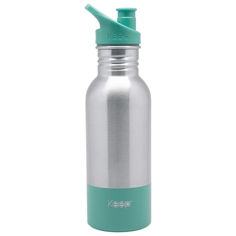 KEEP TITANIO - Botella Metalica Keep 600 Ml Turquesa