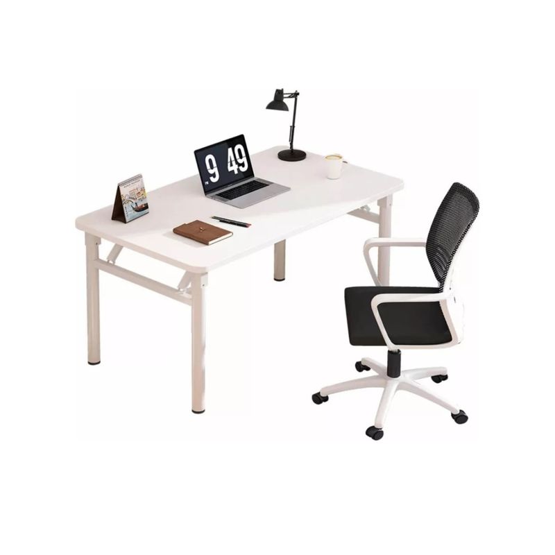 GENERICO - Mesa De Trabajo Estudio Oficina Hogar Plegable Escritorio Blanco