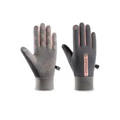 CRUSEC - Guantes Impermeables Táctiles Termicos Para Invierno Gris