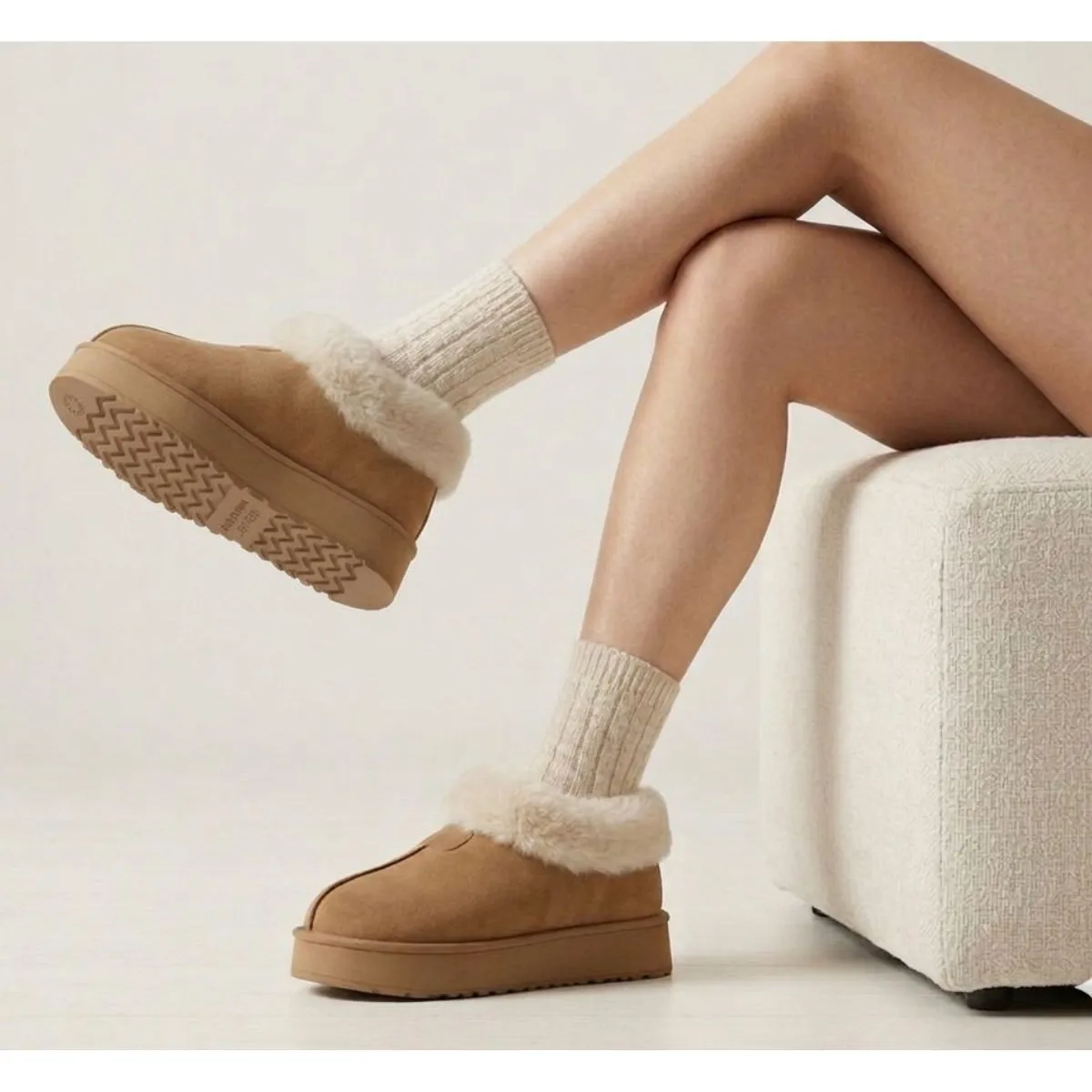 LOOK SHOP - Botin Descanso Chiporro Forrado Mujer Bota Invierno 536