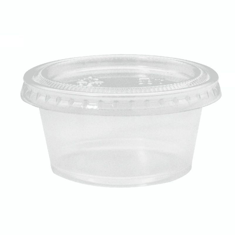 GENERICO - Contenedor Desechable Plástico 2oz 50 Unidades