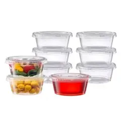 GENERICO - Contenedor Desechable Plástico 2oz 50 Unidades