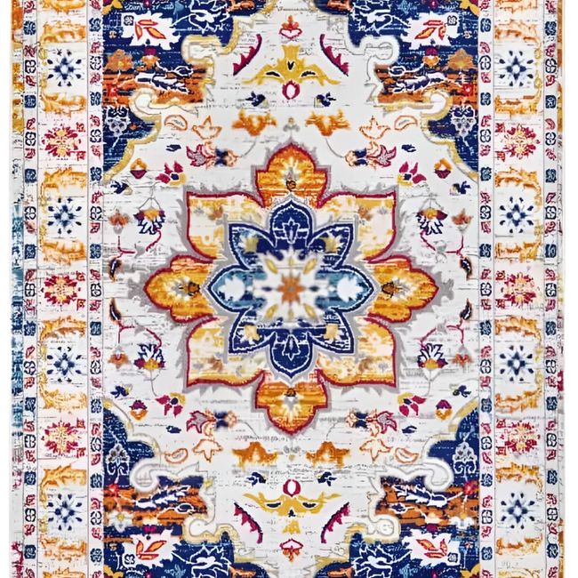 MROTTO - ALFODIA Alfombra Turca Grande Blanco Moderno 244x305 cm