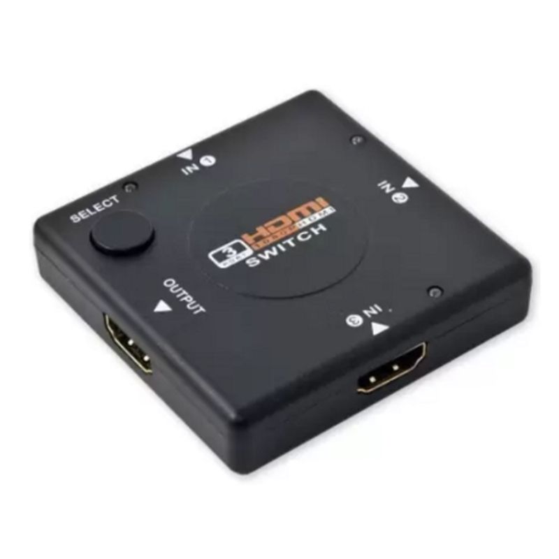 GENERICO - Adaptador HDMI switch 1 salida 3 entrada 1080P