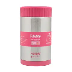 KEEP - Termo Comida Acero Inoxidable 600 Ml Rosa