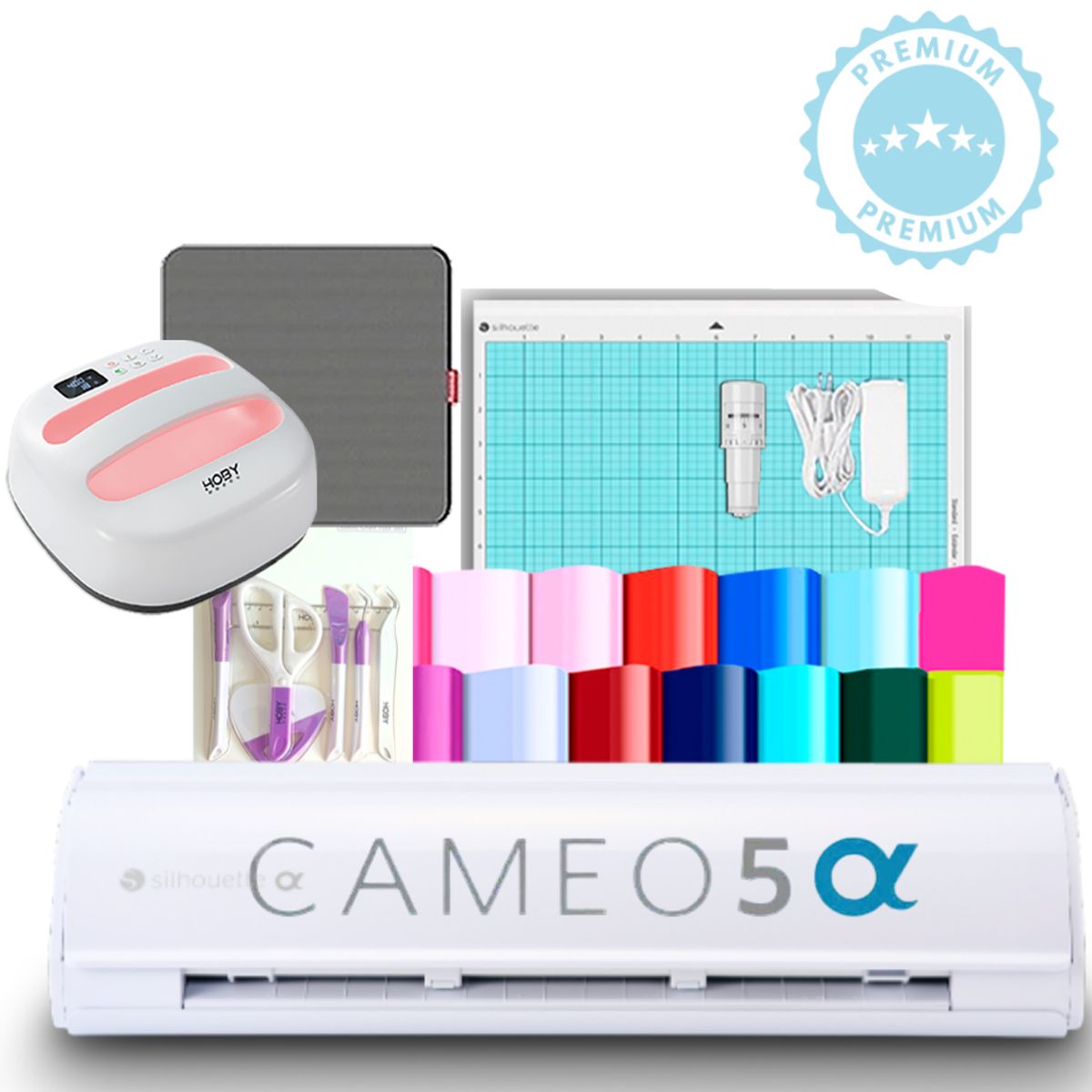 SILHOUETTE - cameo 5 + estampadora Hoby Press 24x24 cm