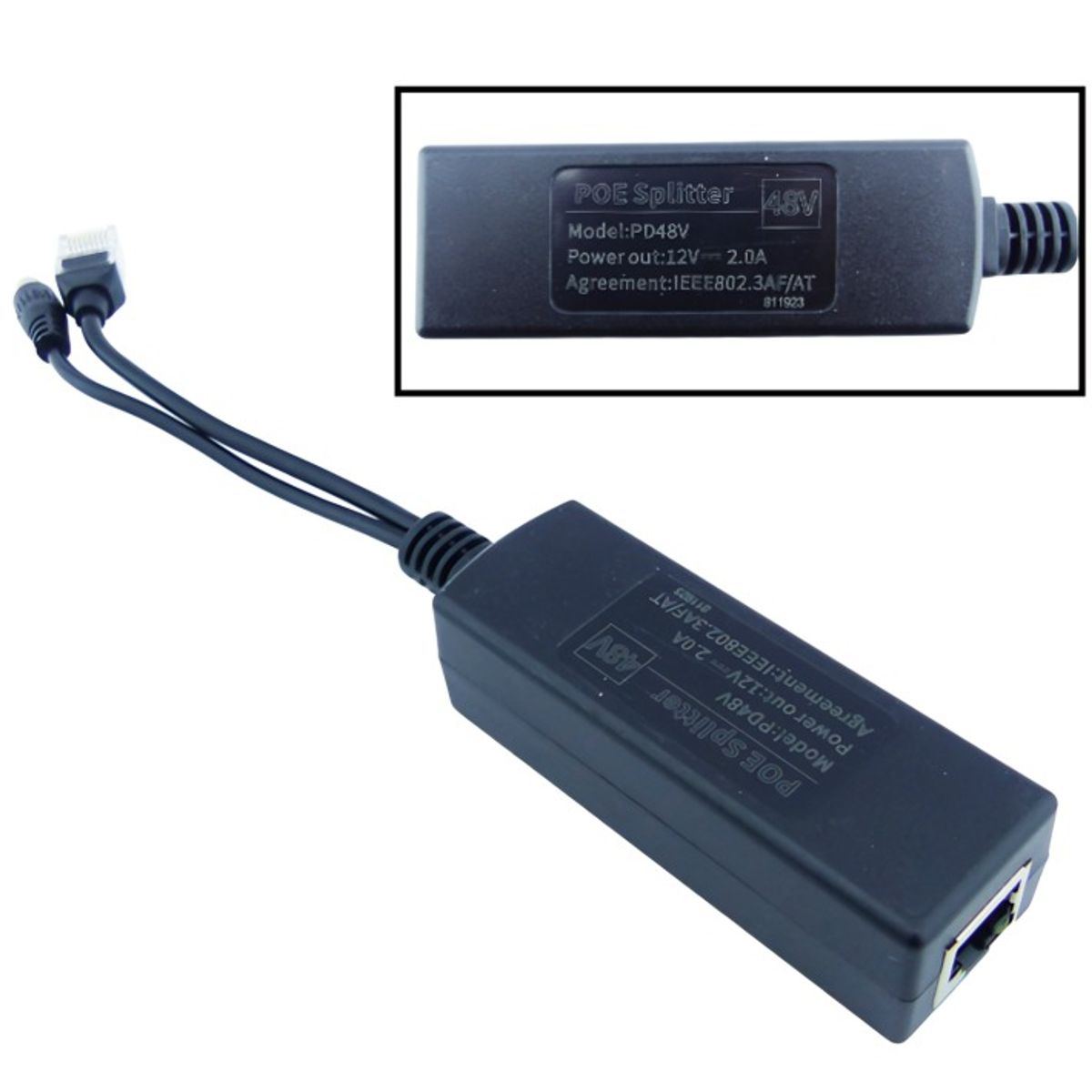 OEM - ADAPTADOR POE SPLITER COD151601 48V A 12V MODPD48V 20A