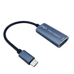 OEM - CAPTURADOR DE VIDEO HDTV HDMI CON CABLE TYPE-C 4K ULTRA HD