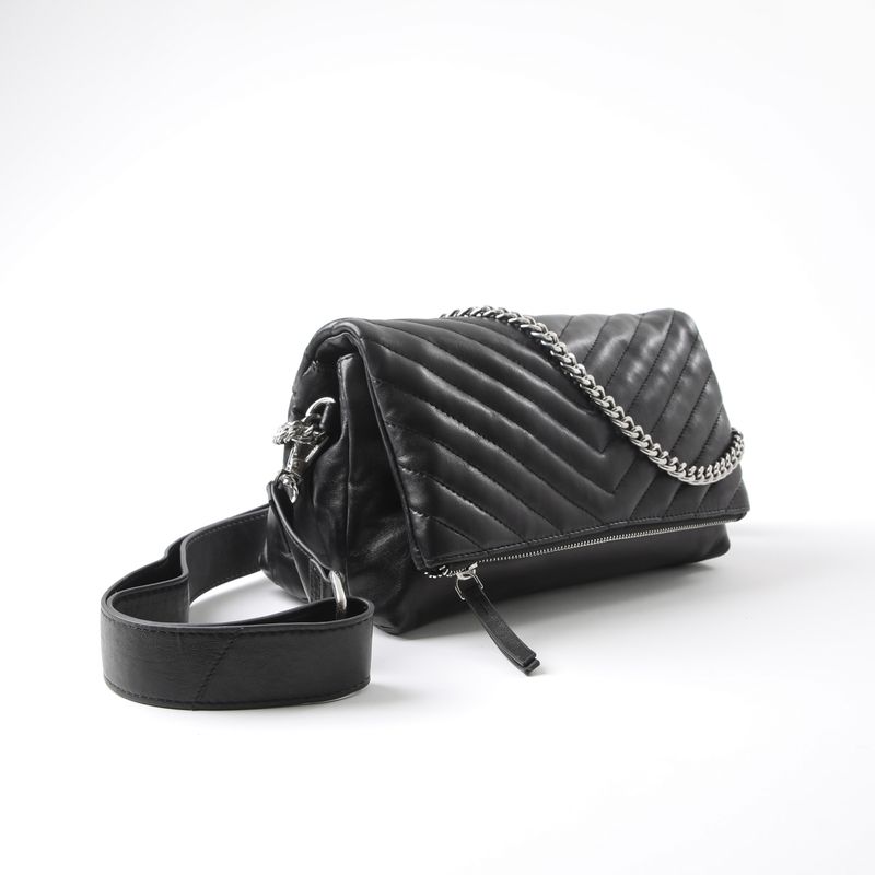 FREELOSOPHY - Cartera Amsterdam Quilt Black Freelosophy
